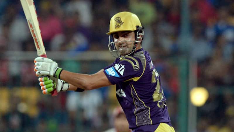 Kolkata Knight Riders captain Gautam Gambhir came back to form with an attacking 50 &copy; IANS