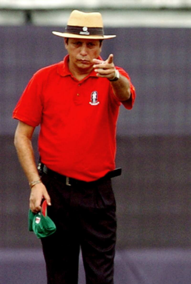 It came as shock to see umpire Nadir Shah officiating again in a domestic match at Bangladesh &Acirc;&copy; Getty Images (File Photo)