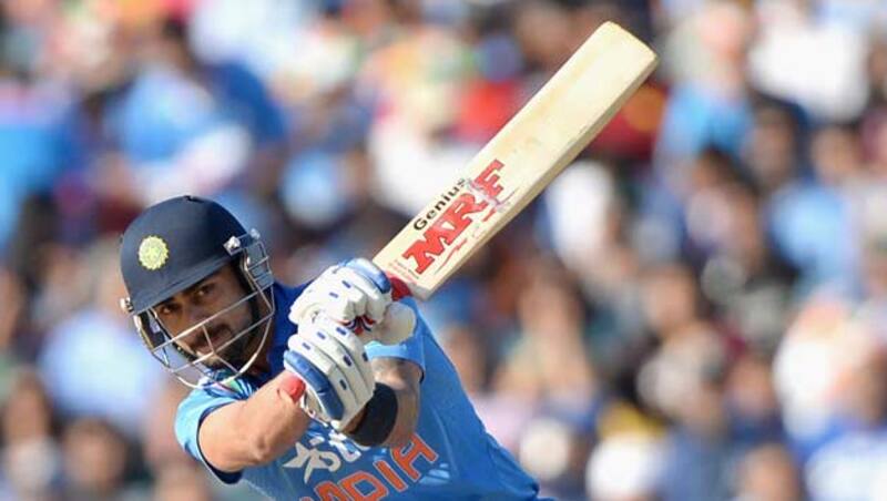 Virat Kohli's innings of 66 in the T20I went in vain &Acirc;&copy; Getty Images