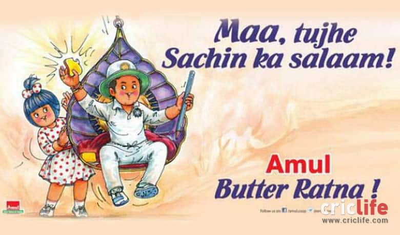 Bharat Ratna for Sachin Tendulkar, Butter Ratna for Amul!