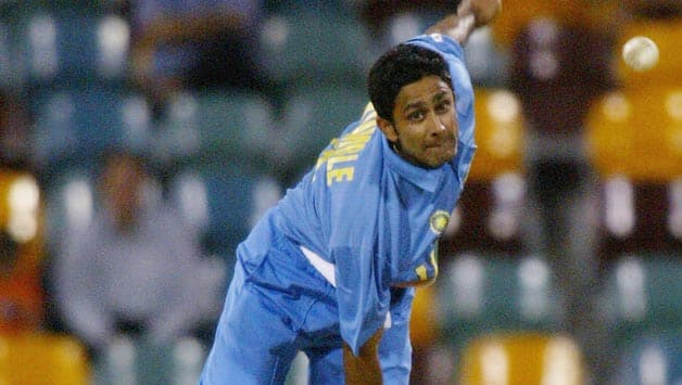 Anil Kumble picked 6/12 against West Indies in 1993's Hero Cup (photo - Getty)