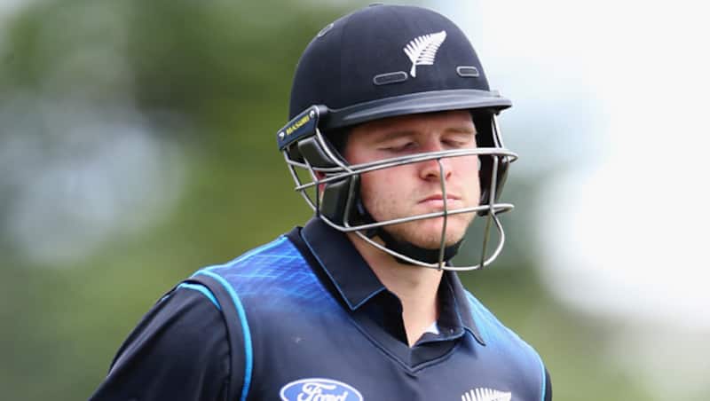 New Zealand's Corey Anderson was a disappointment with the bat, getting dismissed off the first ball that he faced © Getty Images