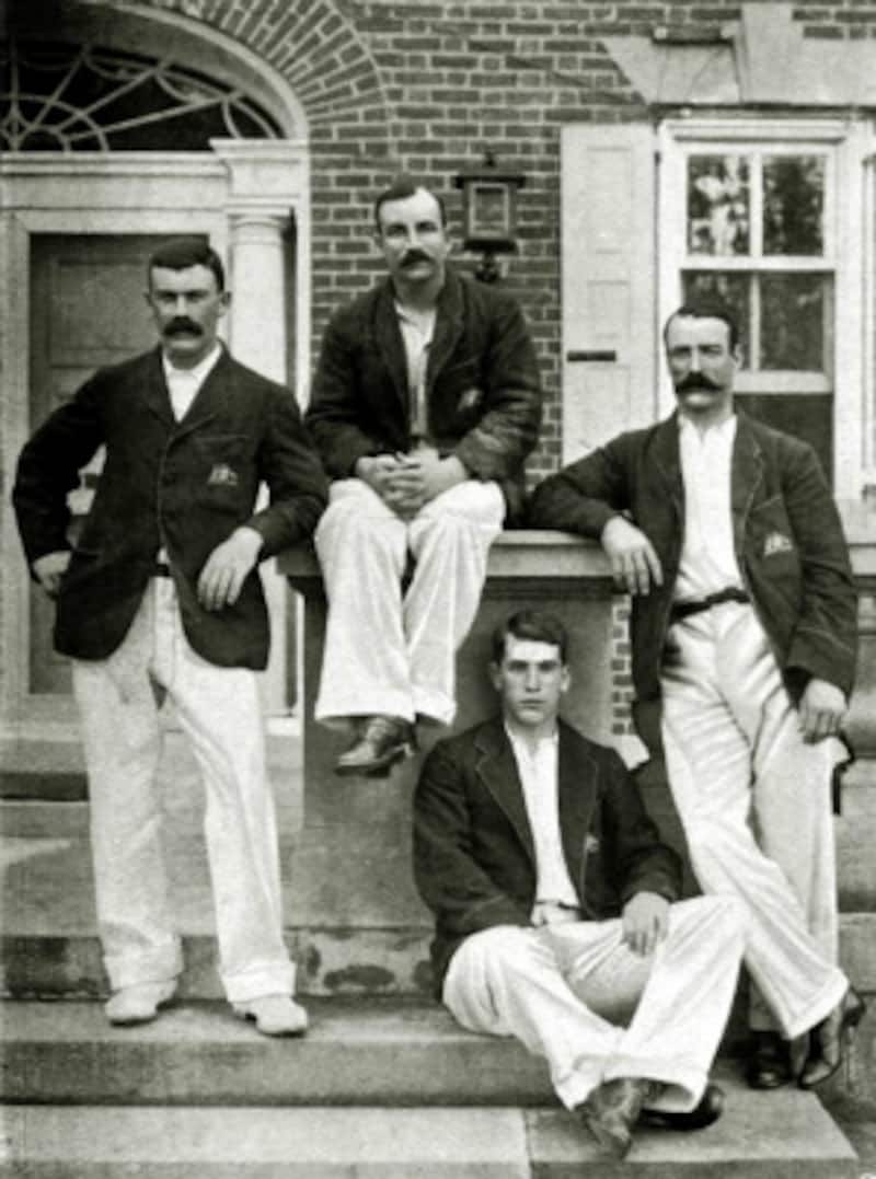 From left: Joe Darling, George Giffen, Ernie Jones. Sitting on floor: Clem Hill. &Acirc;&copy; Getty Images