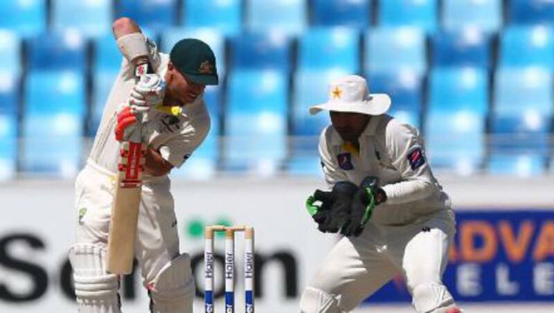 David Warner (left) and Sarfraz Ahmed (right) top-scored for Australia and Pakistan with scores of 133 and 109 respectively © Getty Images