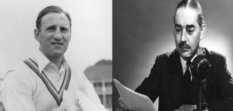 Len Hutton (left: &Acirc;&copy; Getty Images) and John Snagge (Photo courtesy: Wikimedia Commons)