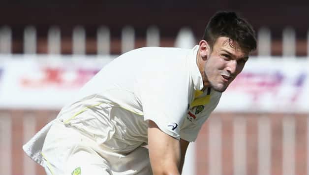 Mitchell Marsh emulated his father Geoff and elder brother Shaun when he made his Test debut against Pakistan © Getty Images