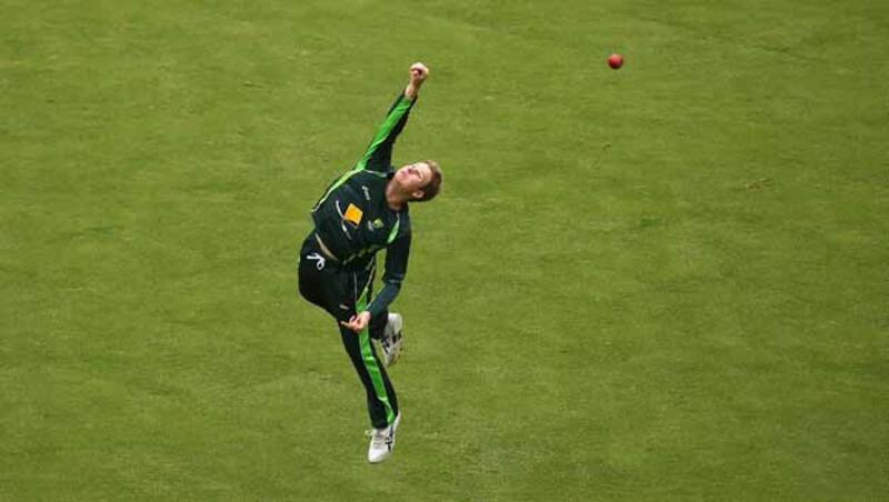 Steve Smith noticed the batsman preparing to play a premeditated sweep shot and just after Xavier Doherty released the ball © Getty Images (File Photo)