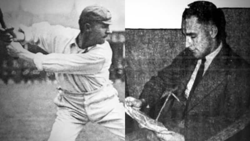 The weight of the name Victor Trumper (left) was too much for his namesake son to handle &Acirc;&copy; Getty Images, Brisbane Courier-Mail