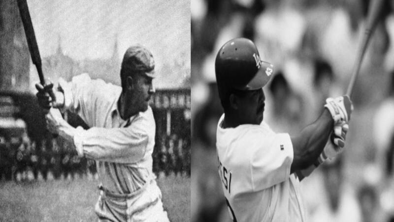 Victor Trumper (left) and Raul Dodgers. If you master cricket, baseball is not too difficult &copy; Getty images
