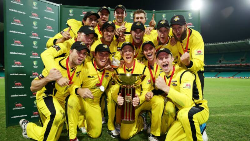 The victorious West Australia team with the Matador Cup &Acirc;&copy; Getty Images