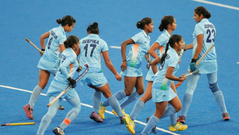 The Indian women's hockey team had a good outing as they won the bronze &copy; Getty Images