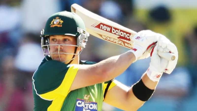 Aaron Finch (above) scored 17 while Shane Watson scored 27 to bring up the stand &Acirc;&copy; Getty Images