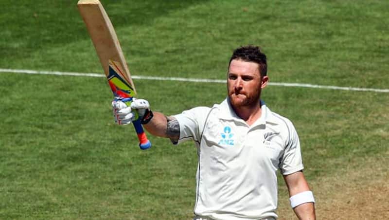 Brendon McCullum scored the fastest Test hundred for New Zealand on Friday &copy; Getty Images