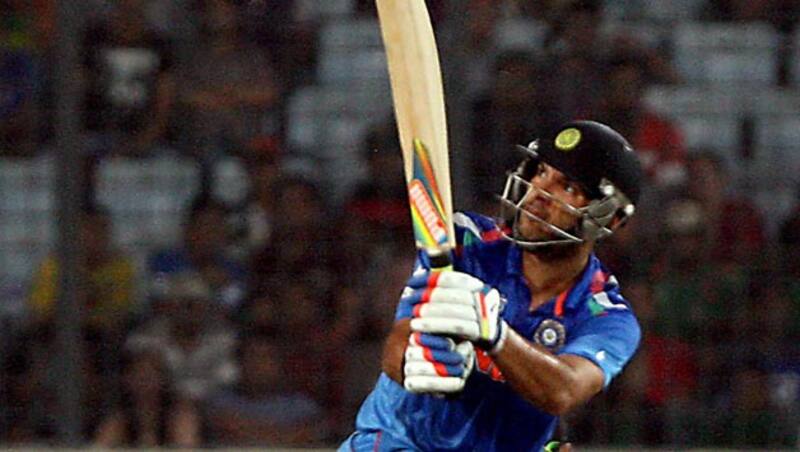 Yuvraj Singh smashed 40 off 33 balls with three fours and three sixes &Acirc;&copy; IANS (File Photo)