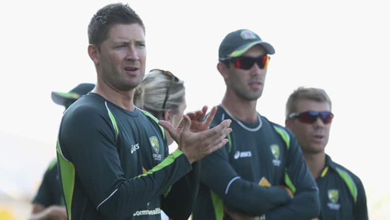 Michael Clarke (left) &copy; Getty Images