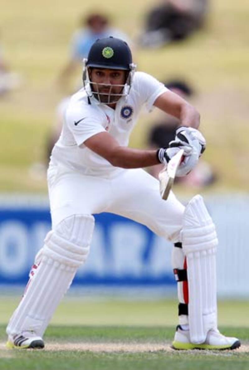 Rohit Sharma faces an important try-out in the practice games &Acirc;&copy; Getty Images