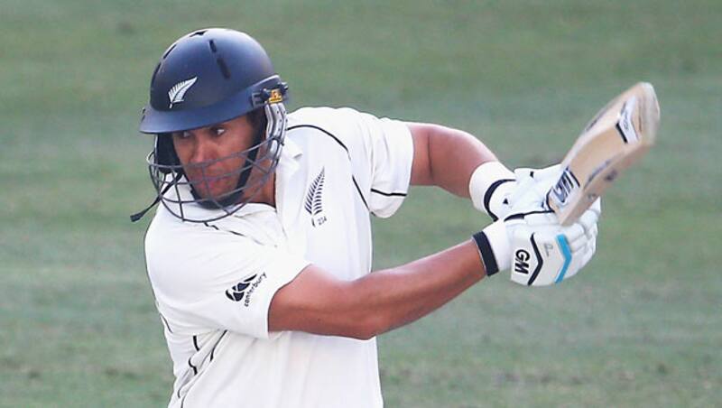 Ross Taylor remained unbeaten on 77 &copy; Getty Images