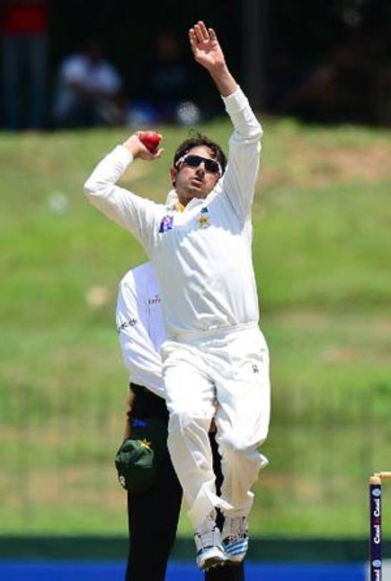 Saeed Ajmal &copy; AFP
