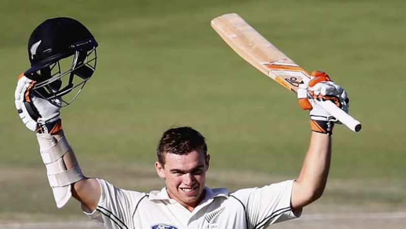 Tom Latham (above) scored his maiden Test century in the first Test against Pakistan at Abu Dhabi © Getty Images