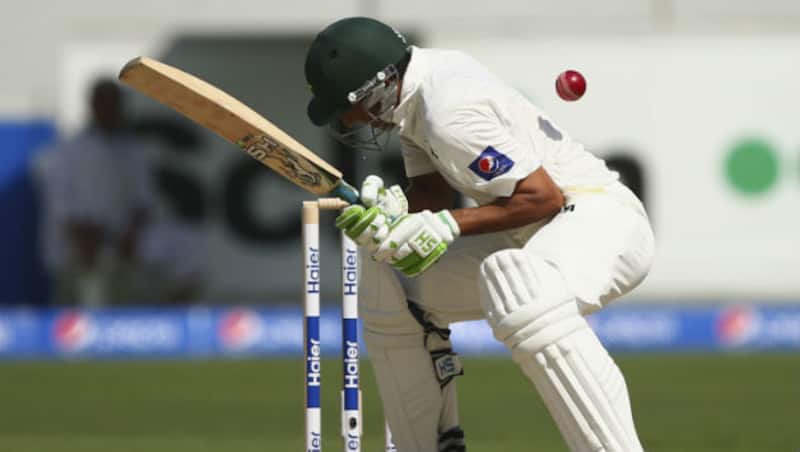 The battle between the Kiwi pacers and in form Pakistan batsman Younis Khan will definitely be a key battle to watch out for &copy; Getty Images 