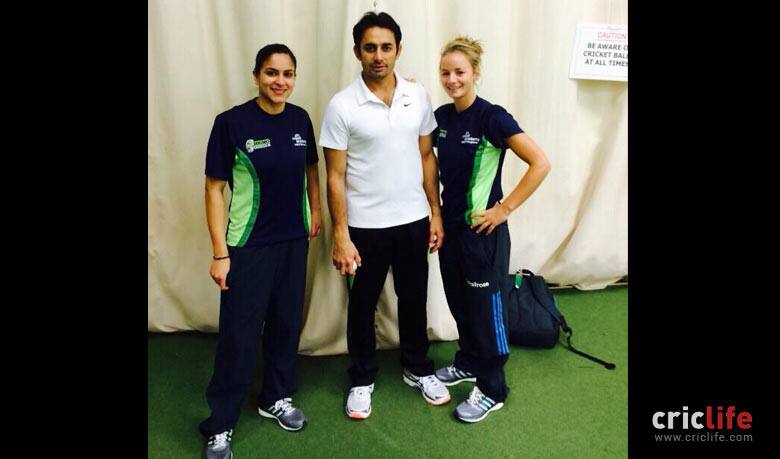 Danielle Wyatt meets Saeed Ajmal