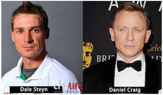 Dale Steyn and Daniel Craig