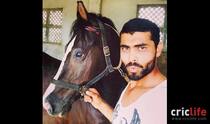 Jadeja with his horse Ganga