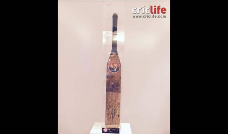 Tednulkar's-first-ever-bat,-presented-to-him-by-his-sister-Savita