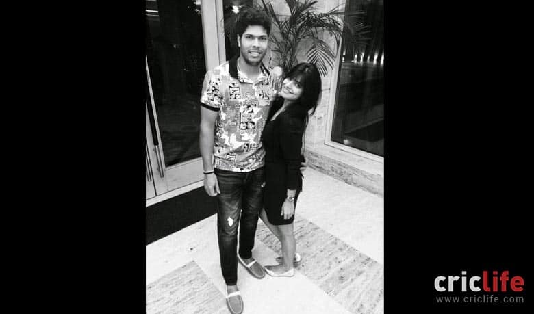 Umesh Yadav with his wife Tanya Wadhwa