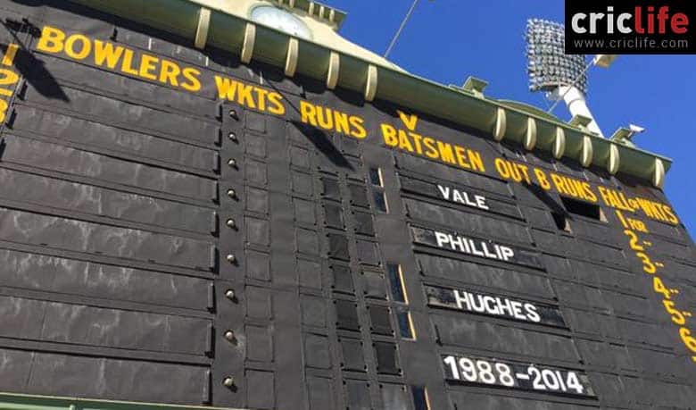 Adelaide Oval pays tribute to Phil Hughes