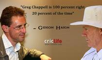 Gideon Haigh has a dig at Greg Chappell