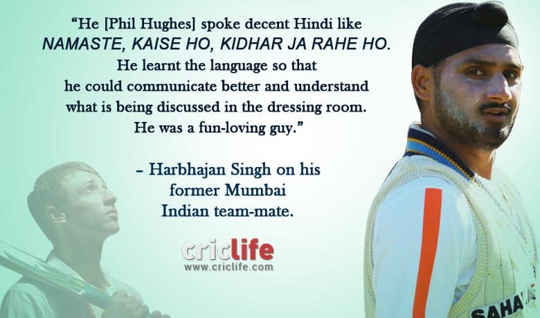 Phil Hughes and his Indian connection