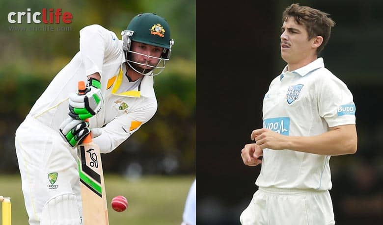 Phil Hughes had welcomed a debutant Sean Abbott in the New South Wales dressing room