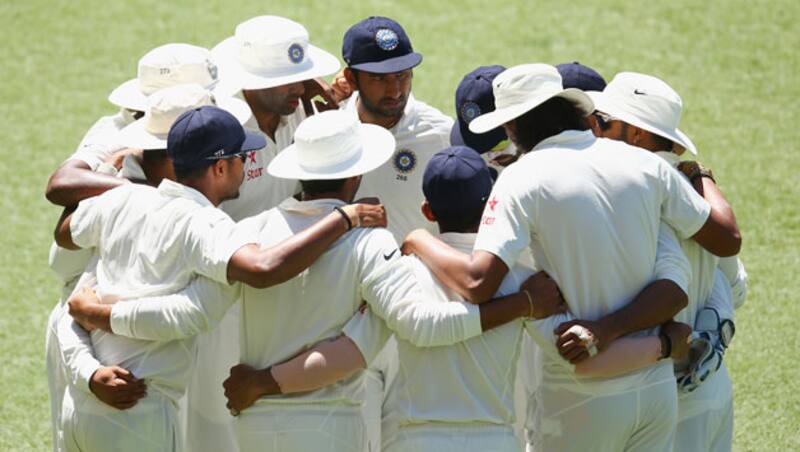 The Indian team (in picture) are currently playing Australia in the third game of the four-Test series at Melbourne Cricket Ground on Friday © Getty Images