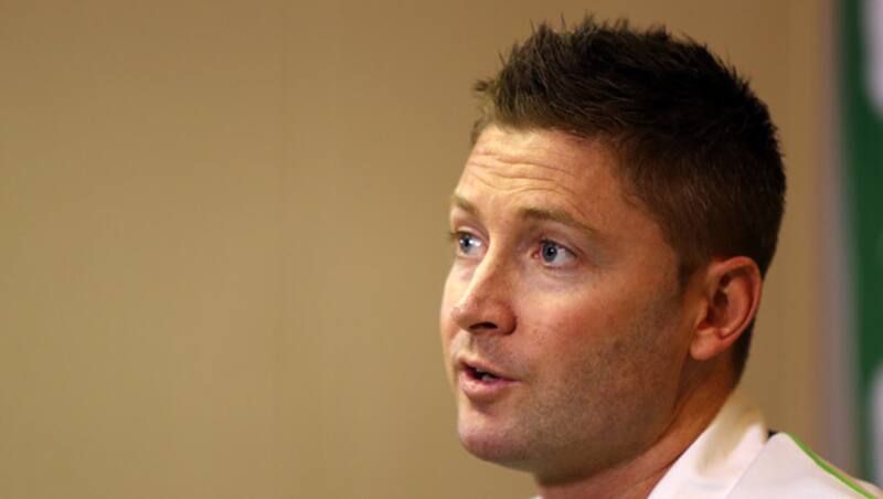 Michael Clarke (above) has been ruled out of the series with a hamstring injury &Acirc;&copy; Getty Images