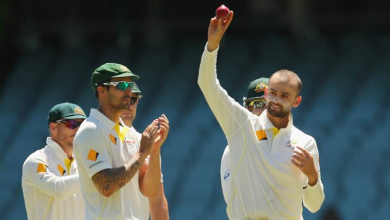 Nathan Lyon's latest success against India once again showed their continuous struggle against off-spin &Acirc;&copy; Getty Images