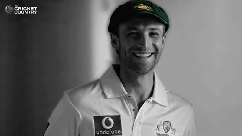Phillip Hughes, who was pushing for a Test recall against India in Brisbane next week, was knocked out after the ball made impact under his helmet &Acirc;&copy; Getty Images (File Photo)