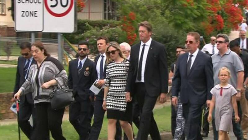 Ravi Shastri, Virat Kohli and Glenn McGrath.