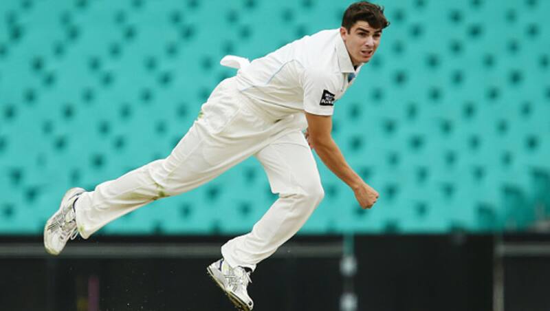 Sean Abbott in action during the Sheffield Shield match against Queensland &copy; Getty Images