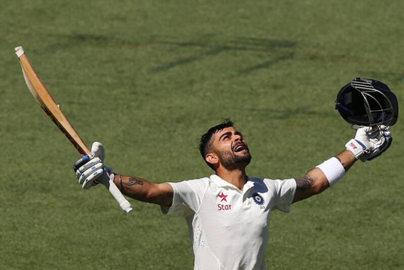 Virat Kohli scored a valiant 141 in vain as India lost the Test by 48 runs &Acirc;&copy; Getty Images