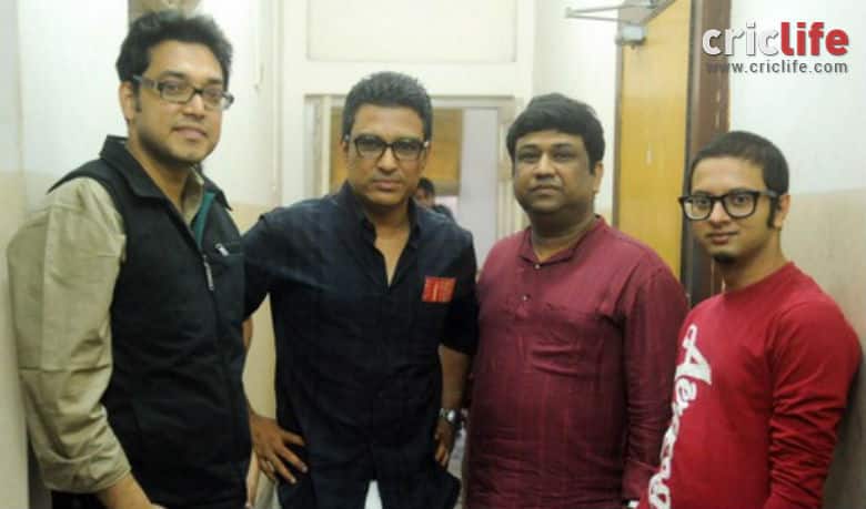 Sanjay Manjrekar makes debut as Bengali singer