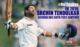 Sachin Tendulkar scores his 50th Test hundred