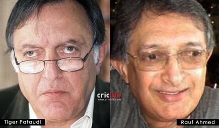 Mansur Ali Khan Pataudi and Rauf Ahmed