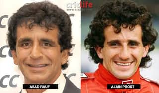 Alain Prost and Asad Rauf