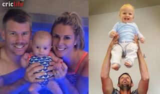Family time for David Warner and Ben Hilfenhaus