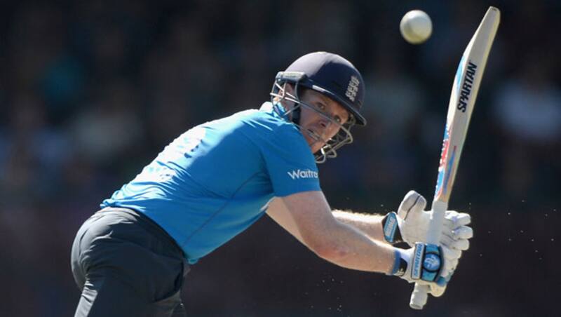 Eoin Morgan's hundred helped England to get past 200-run mark &copy; Getty Images