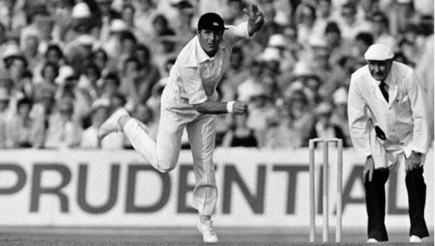 Yes, that is Geoff Boycott, bowling with his cap on © Getty Images
