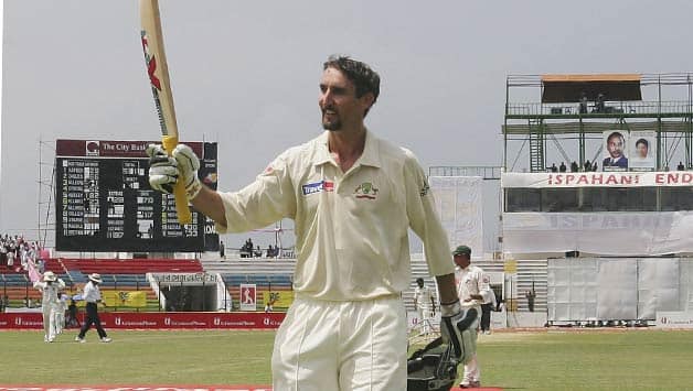 Jason Gillespie scored a double hundred on his birthday © Getty Images