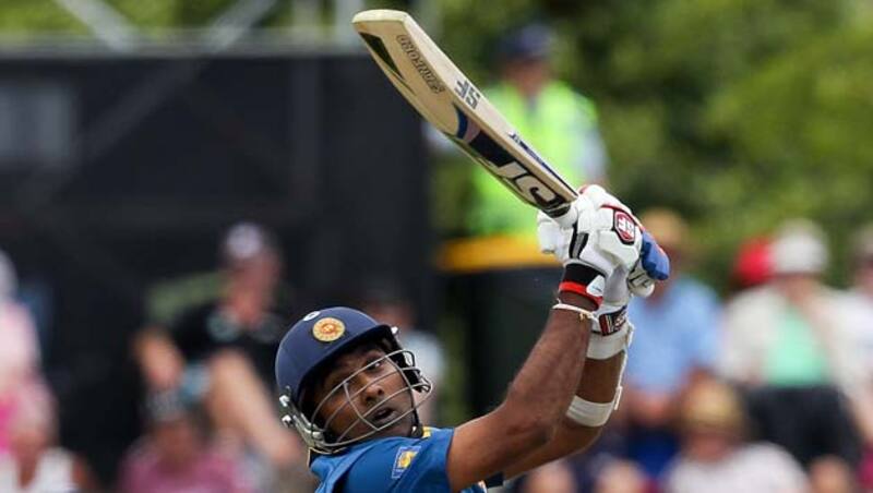 Mahela Jayawardene looked aggressive on his way to a run-a-ball 14 &Acirc;&copy; Getty Images