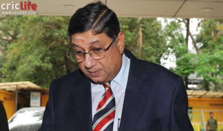N Srinivasan barred from contesting BCCI elections